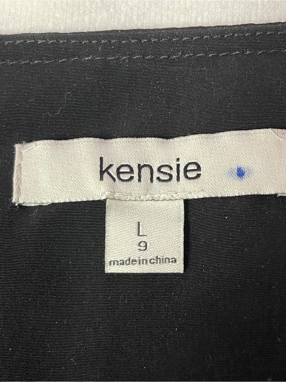 Kensie Black Lace Bomber Jacket with Gold Zip - Picture 8 of 9
